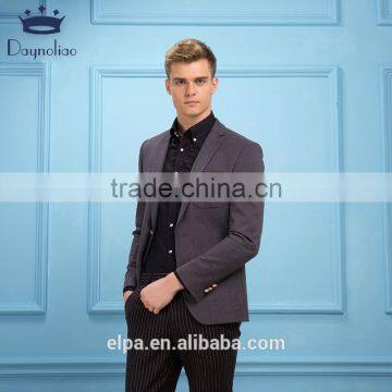 Daynoliao Men Blazer Designer Blue Jacket Slim Fit Casual Men's Suit Blazer photo-2