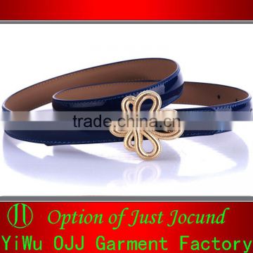 Top Designer Leather Belts Ladies Big Belt Fashion Yellow Belt