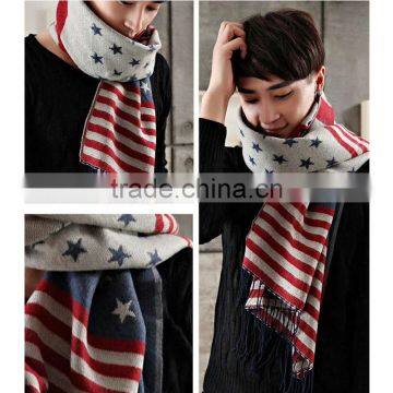 1 pc Spandex Material Couple Design American Flag Fashion Scarf,latest Scarf Design,shawl photo-4
