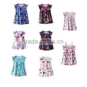 2017 new products boutique children kids baby dress pearl tunic kids