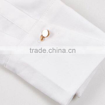 2017 New Design Ladies Office Wear White V-neck Collar Blouse for Women photo-5