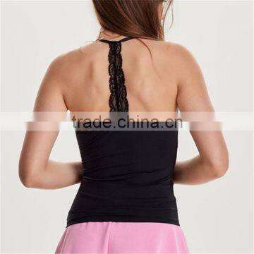 V Neck Cami With Contrast Border Summer Fashion Women Vest/tank Top photo-3