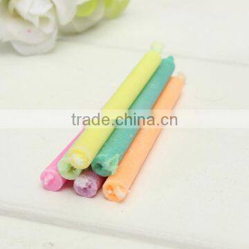 6pcs Birthday Cake Candles Assorted Colored Flames Safe Taper Chime Party Decor photo-4