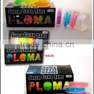 PB206 12PC SUPER CLEAR ADHESIVE TAPE
