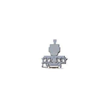 Screw Fuse Spring Terminal Block , Grey Combined