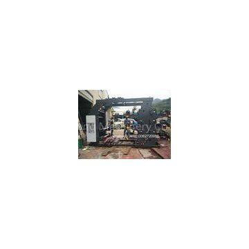 High Speed 6 Colors Plastic PE film roll Flexo Printing Machine With Hydraulic Press Control