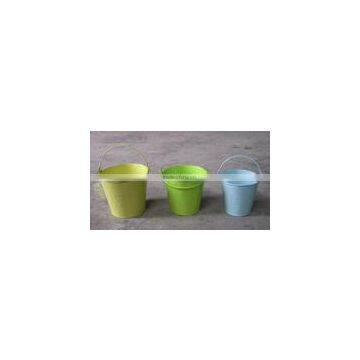 Colorful Storage Metal Buckets