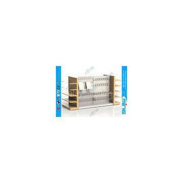European Style Supermarket Display Shelves With Different Hooks