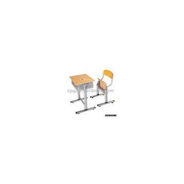 single school desk and chair,student desk and chair,school furniture