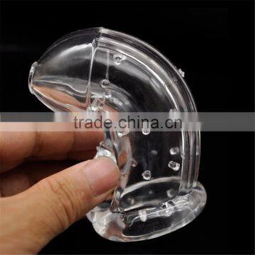 New TPR Silicone Male Chastity Device cock Penis Sleeve Sex Toy Adult Cock Cage