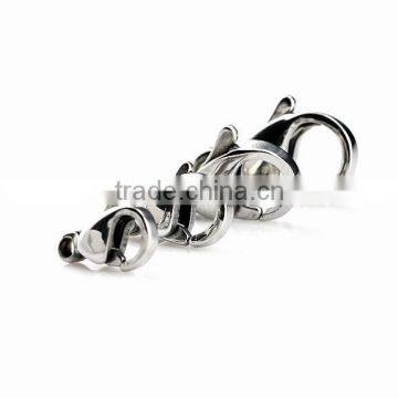 316L Stainless Steel Lobster Claw Clasp, DIY Chain Jewelry Findings Accessories photo-3