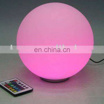 remote control color changing LED ball