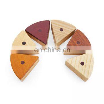 Custom children brain teaser wooden 3D jigsaw puzzle