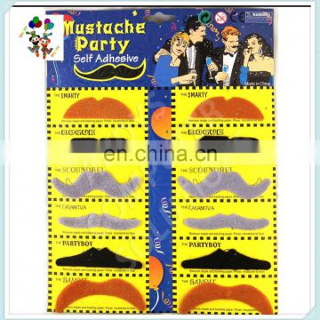 12pcs Halloween Party Funny Synthetic False Fake Moustache HPC-0327