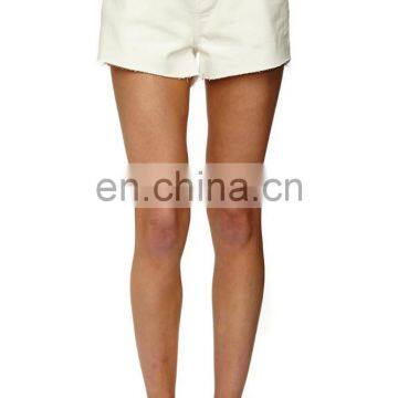 Latest Design High Quality Soild Color Plain Cotton Casual Shorts For Wo