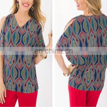 Summer Latest Pretty Beautiful Printed Ladies Top