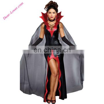 Cosplay V-Neck 2 PCS Color Block Sleeveless Dissolute Halloween Costumes