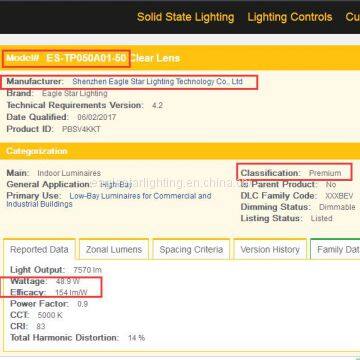 In Stock Dlc Premium UL 150lm/W 4FT 40W 50W LED Tri-Proof Light Vapor Light With Emergency Backup photo-5