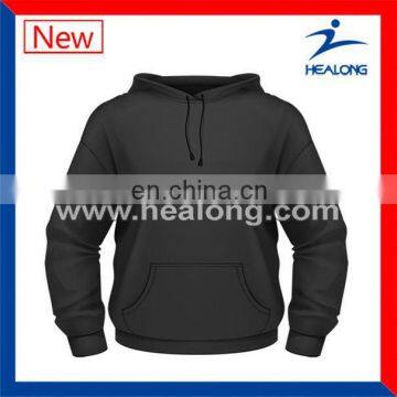 Healong Factory Oversized Plain 100% Polyester Hoodies