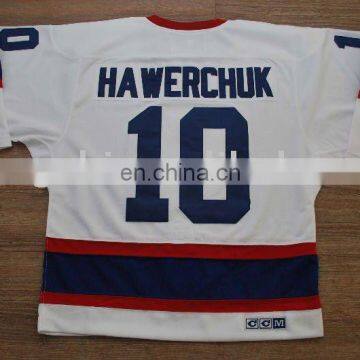 #10 Hawerchuk Winnipeg Jet white hockey jersey