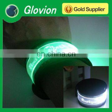 Best Gifts led slap wrap armband waterproof led logo armband