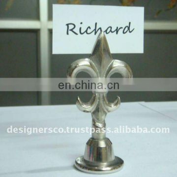 Fleur di lis Place Card Holder