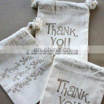 Cotton Muslin Bag With Drawstring and Logo Printing photo-5