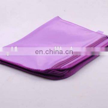 plastic folder with zipper