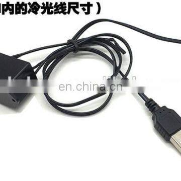 2016 new Car EL Wire5V 3 Meters EL Wire USB Inverter +Free Shipping