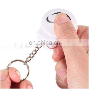 Smile Face Personal Safety Alarm Keychain Anti-attack Anti-rape Alarm photo-2