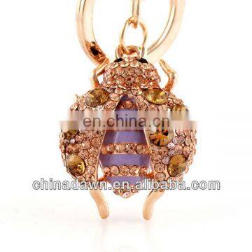 gift with brand handbag Jewelled ladybugs keychain CD-KD035