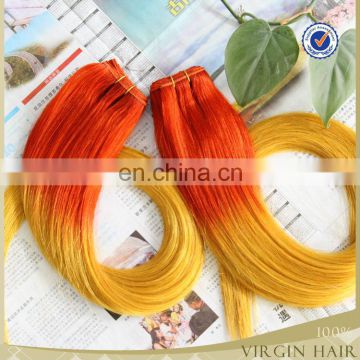 High quality ali express cheap brazilian human hair ombre blonde hair weave