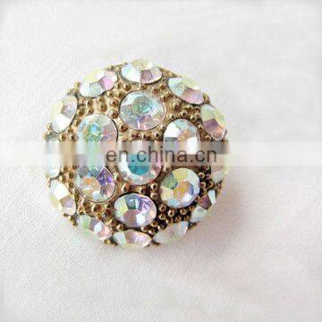 Trendy rhinestone bulk buttons for sale