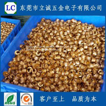 E27 Screw Shell，E27 Lamp Holder Screw，Aluminum Material，Gold on the Surface photo-2