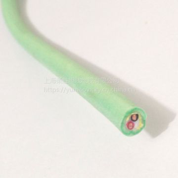 Green Wear Resistance 3 Core Flex Cable