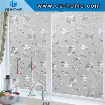 H612 Non-Adhesive 3D Decorative Privacy Static Glass Film photo-2