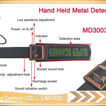 High Sensitivity Adjustable Hand Held Metal Detector With 9V Battery photo-3