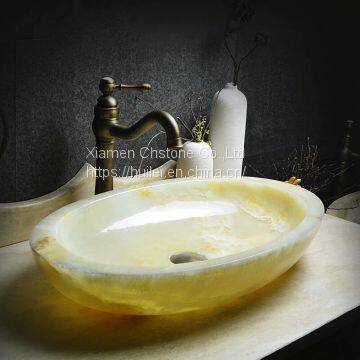 White Onyx Wash Basins and Sinks, White Marble Basins