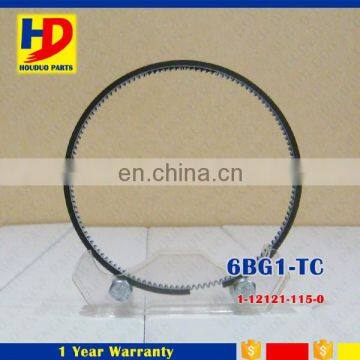 6BG1 6BG1-TC Piston Ring 1-12121-115-0 Diesel Engine Spare Parts 1121211150