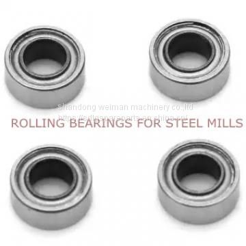 ROLLING BEARINGS FOR STEEL MILLS