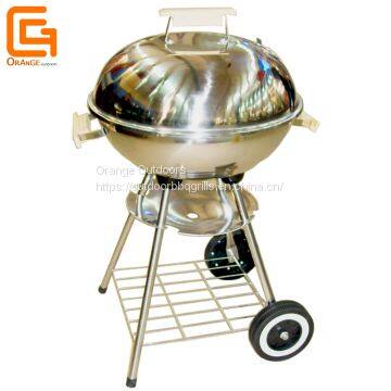 Barbecue Round Portable Grill Football Charcoal Bbq Grill