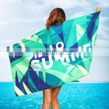 Printed Microfiber Towel Beach Microfiber Outdoor Sports Quick-drying Towel photo-5