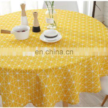 Custom Outside Print Round Table Cloth Outdoor Patio Table Clothes