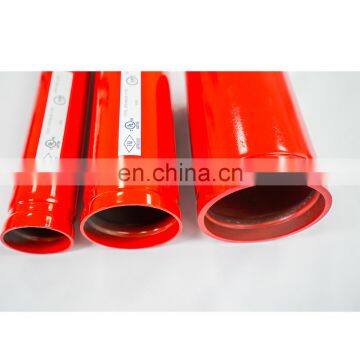 ASTM 53 SCH10 6" Red Painted Grooved Fire Fighting Pipe photo-5