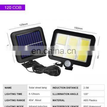 Outdoor Waterproof Emergency Motion Sensor COB Led Solar Garden Light Solar Wall Lamp Solar Sensor Wall Light photo-5