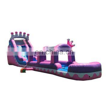 Crown Pink Tobogan Inflable Slides Bouncer Juegos Inflables Коммерческий надувной водный горка для детей