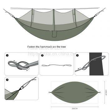 Camping Hammock Bandage Parachute With Mothproof Net photo-2