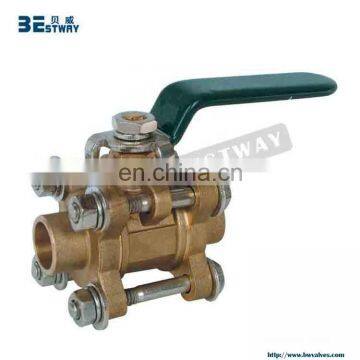 CW617N 3pc Brass Ball Valve For Sale