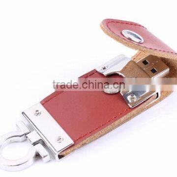 leather key ring usb pen drive