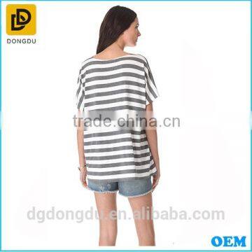 Perfect Quality V- Collar Design Summer Loose Casual T-shirt for Pregnant Women photo-4